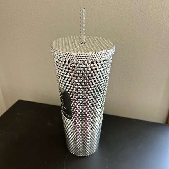 Starbucks Mickey Mouse Disney 100 Walt Disney World Silver Textured Tumbler NWT - Picture 3 of 7